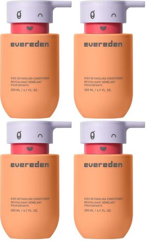 Evereden Kids Detangling Conditioner Refill, Dermatologist-Tested & Gentle | No-Knot Children's Haircare for Silky Smooth Hair | Clean, Vegan, Silicone & Sulfate-Free Kids Hair Conditioning, 16.9 fl oz in Kuwait