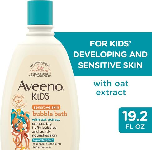 Aveeno Kids Bubble Bath Sensitive Skin 19.2 Ounce in Saudi Arabia