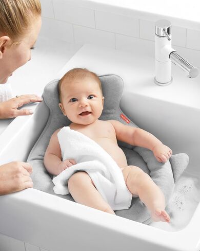 Skip Hop Soft Sink Baby Bath Tub, Moby, Grey in Kuwait