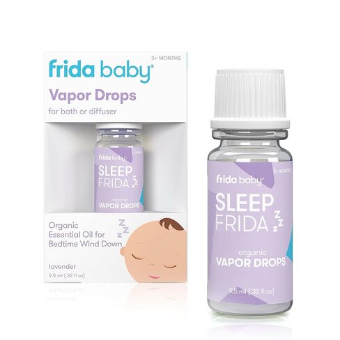 Frida Baby Natural Sleep Vapor Bath Drops, Lavender Essential Oil Bath Drops for Bedtime, Relaxing & Calming Aromatherapy Oil for Better Sleep in Kuwait