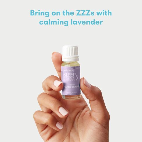 Frida Baby Natural Sleep Vapor Bath Drops, Lavender Essential Oil Bath Drops for Bedtime, Relaxing & Calming Aromatherapy Oil for Better Sleep in Kuwait