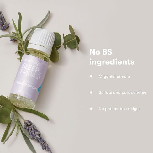 Frida Baby Natural Sleep Vapor Bath Drops, Lavender Essential Oil Bath Drops for Bedtime, Relaxing & Calming Aromatherapy Oil for Better Sleep in Kuwait