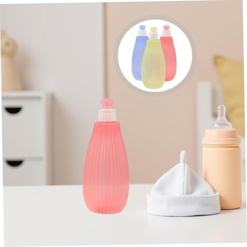 BESPORTBLE 3pcs Bidet Bottle Set 350ml Portable Compact Intimate Care Wash Bottles for Newborn Diaper Changing and Postpartum Travel Bathing in Kuwait