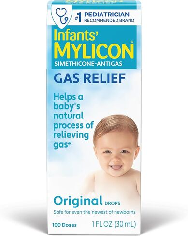 MYLICON Gas Relief Drops for Infants and Babies, Original Formula, 1 Fluid Ounce in Kuwait