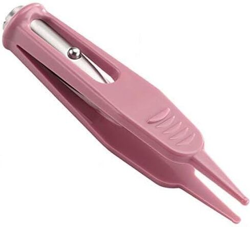 Infant Nose Cleaning Tweezer with LED Light Round-Head Safe and Effective Clip Care Ear Nose Navel Clean Tool Nipper Plier Pincet Forceps for Relieves Stuffy Nose in Kuwait
