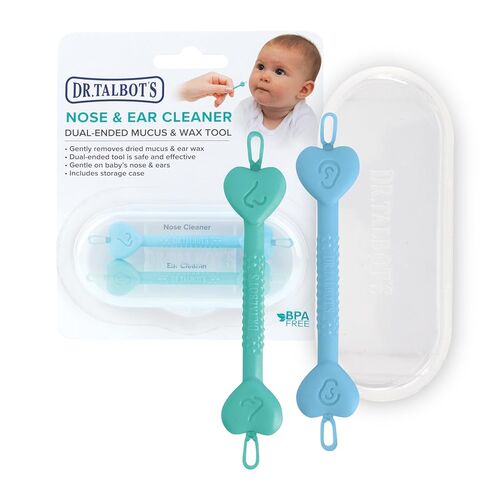 Dr. Talbot's Safe Ear Wax Removal Tool and Nose Cleaner - 2 Pack | BPA Free - Includes Travel Case - Boy in Kuwait