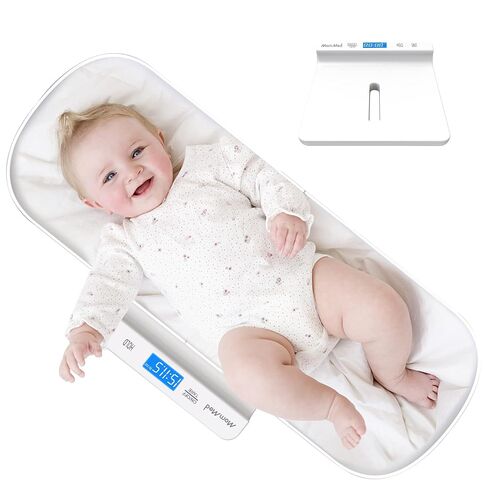 MomMed Baby Scale, Multi-Function Toddler Scale, Baby Scale Digital, Pet Scale, Infant Scale with Hold Function, Blue Backlight, Weight and Height Track in Kuwait