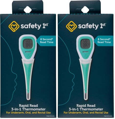 Safety 1st Rapid Read 3-In-1 Thermometer, Aqua, One Size in Kuwait