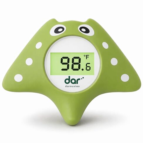 Baby Bath Thermometer for Tub,Floating Digital Water Temperature Thermometer with Instant Accurate Reading,3-Color Safety Light,Auto On/Off for Newborn,Infant & Toddler in Kuwait
