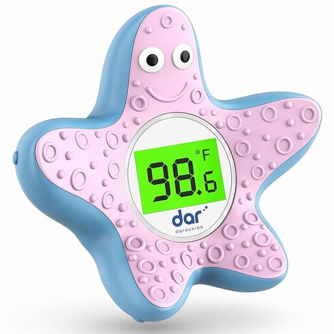 Baby Bath Thermometer for Tub,Floating Digital Water Temperature Thermometer with Instant Accurate Reading,3-Color Safety Light,Auto On/Off for Newborn,Infant & Toddler in Kuwait