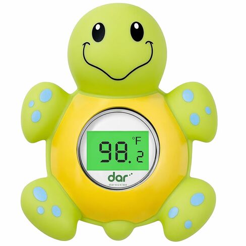 Baby Bath Thermometer for Tub,Floating Digital Water Temperature Thermometer with Instant Accurate Reading,3-Color Safety Light,Auto On/Off for Newborn,Infant & Toddler in Kuwait