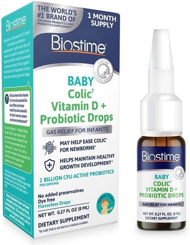 Biostime Baby Probiotic for Kids with HMO & Prebiotic Fiber | Immune Support | Constipation Relief and Digestion Support Probiotics for Kids, Toddlers and Infants - 28 Powder Packets in Kuwait