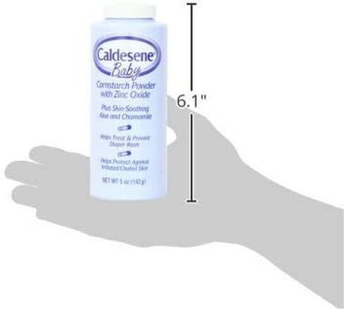 Caldesene Baby Cornstarch Powder With Zinc Oxide 5 oz (Pack of 2) in Kuwait