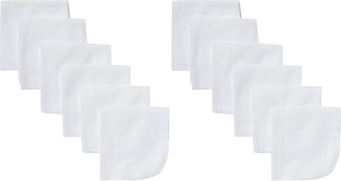 Gerber Washcloth, White, 6-Count in Kuwait