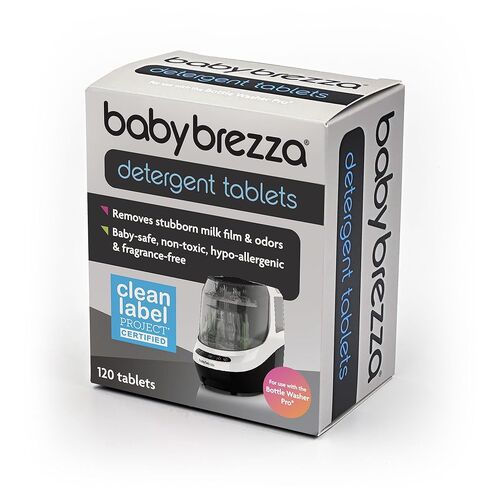 Baby Brezza Universal Detergent Soap Tablets for Baby Brezza Bottle Washer Pro and All Brands of Bottle Washers, 120 Tablets in Kuwait