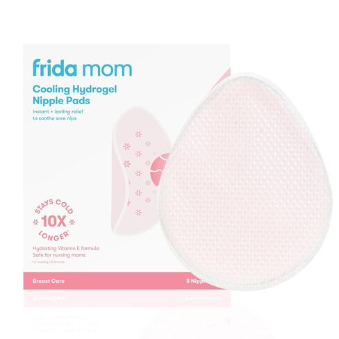 Frida Mom Nursing Pads, Cooling Hydrogel Nipple Pads for Hydration and Soothing Sore Nipples, Breastfeeding Essentials, 8ct in Kuwait