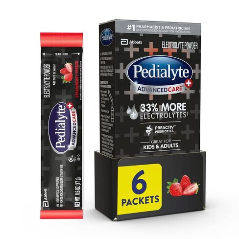 Pedialyte AdvancedCare Plus Electrolyte Powder Packets, Berry Frost in Kuwait