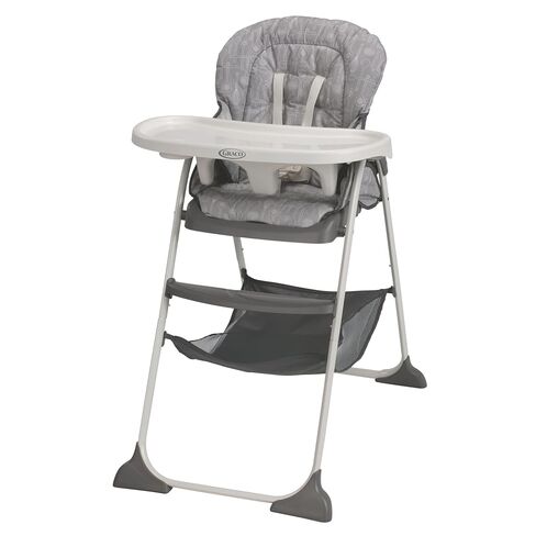 Graco® Slim Snacker High Chair, Ultra Slim, Fast-Folding, Multiple Recline Positions, Comfortable Feeding, Whisk in Kuwait