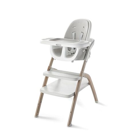 Graco EveryStep 6 in 1 High Chair, Babies and Toddlers Portable Slim High Chair with 6 Growing Stages from Infant to Toddler Seating, Convenient for Dining Time, Featured Design in Misty in Kuwait