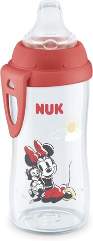 NUK Active Sippy Cup, 10 oz, 2 Pack, Disney's Cars, Lightning McQueen, BPA-Free, Spill-Proof, Transition Cup in Kuwait