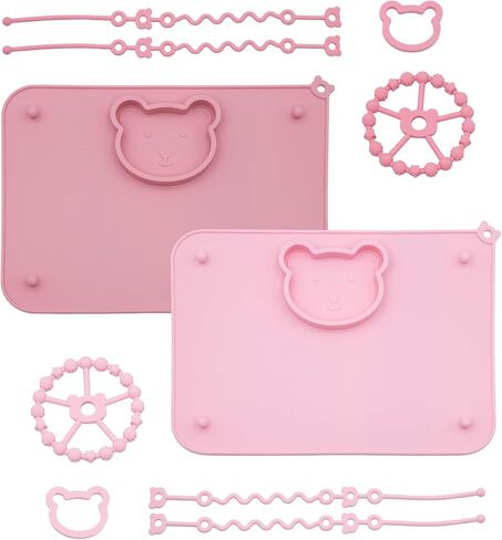 Silicone Baby Feeding Set 21 Pcs, Baby Led Weaning Supplies, Baby Feeding Supplies Set BPA Free, Essentials for Newborn Gift Mixed in Kuwait