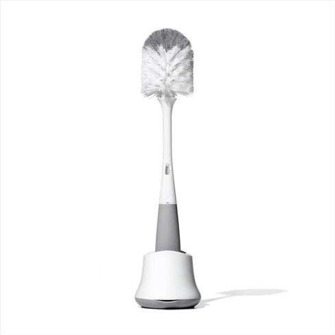 OXO Tot Bottle Brush with Nipple Cleaner and Stand – Gray, 2-Pack in Kuwait