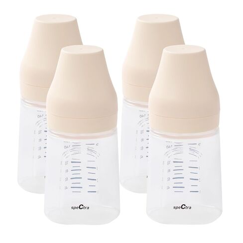 Spectra - Wide Neck Baby Bottles - Compatible with Spectra Breast Milk Pump Flanges (Pack of 2) in Kuwait