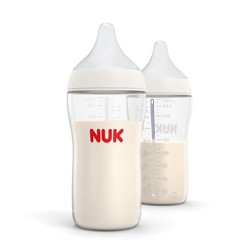 NUK Perfect Match Natural + Anti-Colic Bottle, 8 oz, 4 Pack in Kuwait