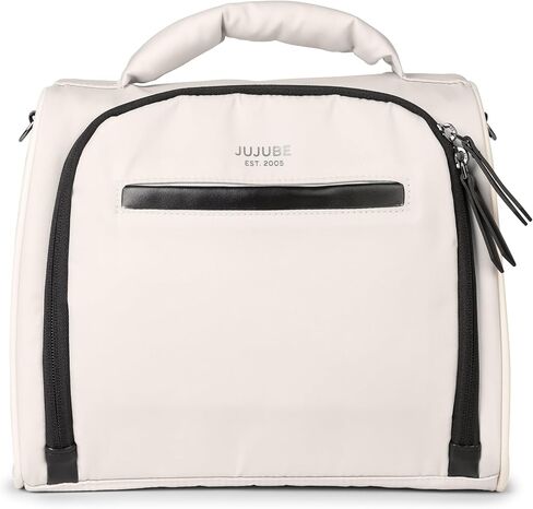 JuJuBe Insulated Bottle Bag, Breastmilk Cooler Bag Fits 3 Baby Bottles, Storage Tote for Nursing Mom, Daycare & Travel, Lunch Bag w/Handle & Shoulder Strap (Taupe) in Kuwait