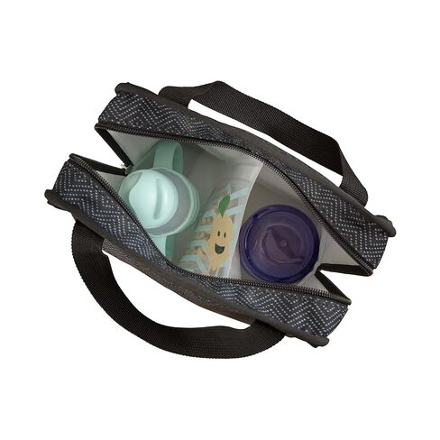 Dr. Brown’s Fold & Freeze Bottle Tote, Breastfeeding Essential Cooler Bag, 6 Baby Bottles Milk Storage - Black in Kuwait