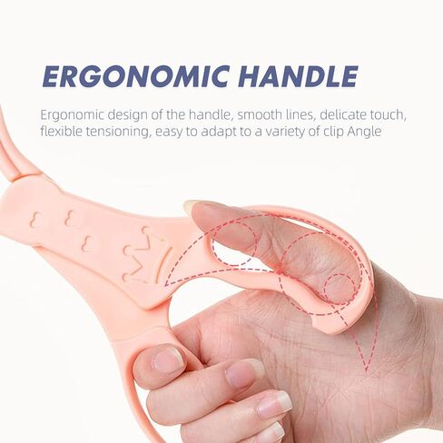 Kisangel 2pcs Bottle Clamp Feeding Bottle Tong Anti-Slip High Temperature Resistant Pacifier Tongs Detachable Pink for Safe Home and Travel Use in Kuwait