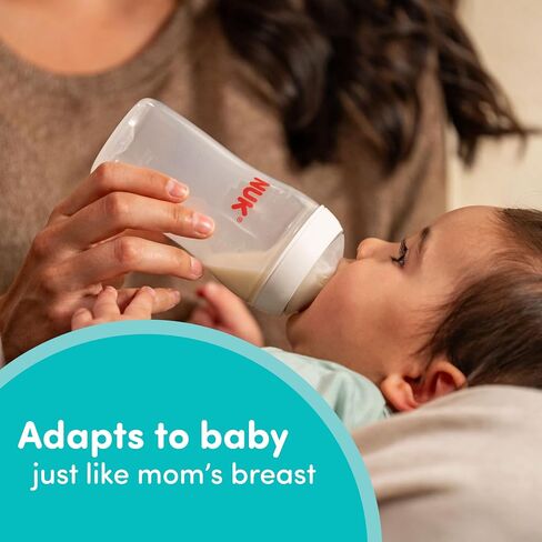 NUK Perfect Match, Flow Control, Soft Silicone Nipple with Anti-Colic Vent, 2 Pack, BPA Free in Kuwait