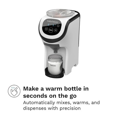 Baby Brezza Formula Pro Mini Baby Formula Mixer Machine Fits Small Spaces and is Portable for Travel– Bottle Makers Makes The Perfect Bottle for Your Infant On The Go, White in Kuwait