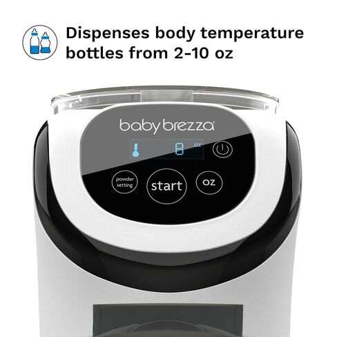 Baby Brezza Formula Pro Mini Baby Formula Mixer Machine Fits Small Spaces and is Portable for Travel– Bottle Makers Makes The Perfect Bottle for Your Infant On The Go, White in Kuwait