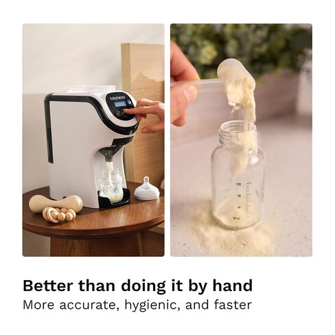 Baby Brezza Formula Pro Mini Baby Formula Mixer Machine Fits Small Spaces and is Portable for Travel– Bottle Makers Makes The Perfect Bottle for Your Infant On The Go, White in Kuwait