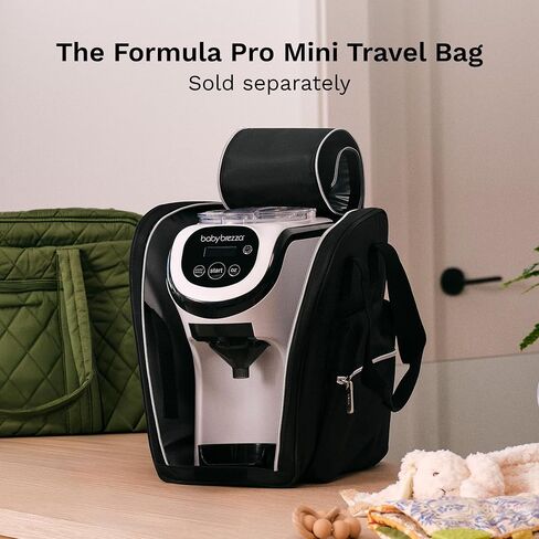 Baby Brezza Formula Pro Mini Baby Formula Mixer Machine Fits Small Spaces and is Portable for Travel– Bottle Makers Makes The Perfect Bottle for Your Infant On The Go, White in Kuwait