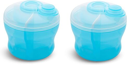 Munchkin® Formula Dispenser, BPA Free, 3 9oz Sections, Blue, 2 Pack in Kuwait