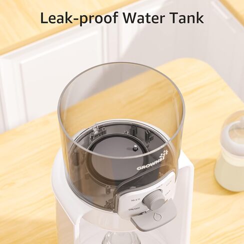 Grownsy Instant Baby Bottle Warmer with Night Light, Precise 4-Temp Control | Warm Water Ready in Seconds, Formula Preparation Made Easy, 72H Smart Thermostat, Detachable Tank, Midnight Feeding Essential in Kuwait