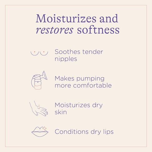 Lansinoh Organic Nipple Butter, Nipple Cream Safe for Breastfeeding Baby, Postpartum Essentials for Mom, 2 Ounces in Kuwait
