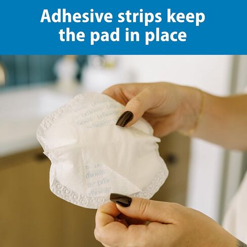 Dr. Brown's Disposable Breast Pads for Leakproof Protection, Absorbent and Discreet Nursing Pads with Adhesive Strips for Day or Night, 60 Count (Pack of 1) in Kuwait