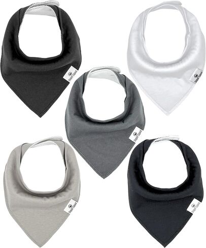 Diaper Squad 10-Pack Organic Cotton Baby Bibs for Baby Boy, Girl in Kuwait