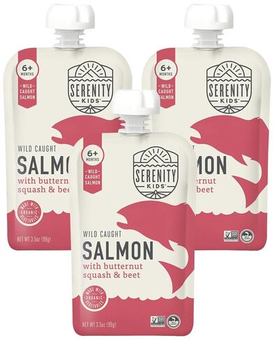 Serenity Kids Organic Baby Food Pouch, Beef Puree, No Added Sugar, 3.5 Oz | Savory Meat-Forward for Babies, Toddler Pouches, Toddler Snacks, Baby Pouches, Baby Puree, Pureed Foods in Kuwait