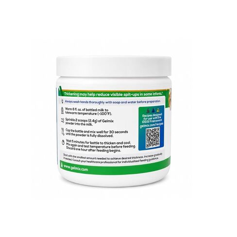 Gelmix Infant Thickener for Breast Milk & Formula, 4.4 oz Jar in Kuwait