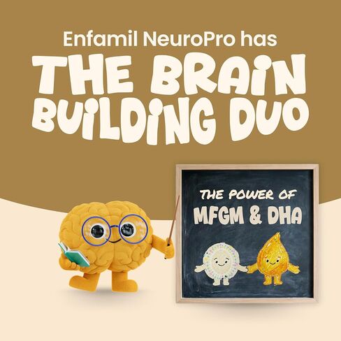 Enfamil, NeuroPro Baby Formula, Brain Building Duo DHA and Mfgm, Exclusive Immune Supporting HuMO6 Blend, Powder Infant Formula, Baby Milk, 20.7 Ounce in Kuwait