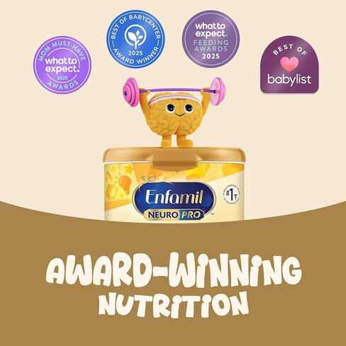 Enfamil, NeuroPro Baby Formula, Brain Building Duo DHA and Mfgm, Exclusive Immune Supporting HuMO6 Blend, Powder Infant Formula, Baby Milk, 20.7 Ounce in Kuwait