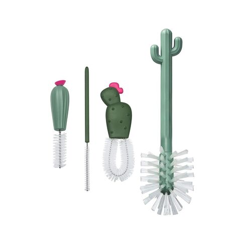 Boon Cacti Bottle Cleaning Brush Set, Terracotta , 4 Piece Set in Kuwait