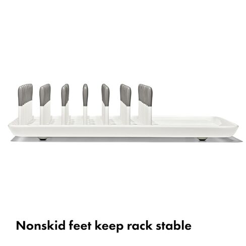 OXO Tot Baby Bottle Drying Rack, Gray, Newborn Essentials Must-Have in Kuwait