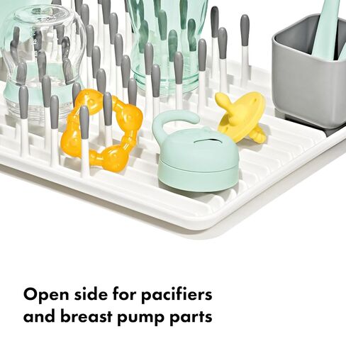 OXO Tot Baby Bottle Drying Rack, Gray, Newborn Essentials Must-Have in Kuwait