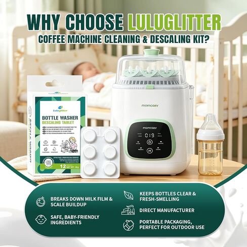 Baby Bottle Washer Descaling Tablet Remove Limescale 12 Count | Descaling tablet, Limescale removal, Mineral buildup, Baby bottle washer in Kuwait