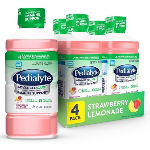 Pedialyte AdvancedCare Electrolyte Drink, Strawberry Lemonade in Kuwait